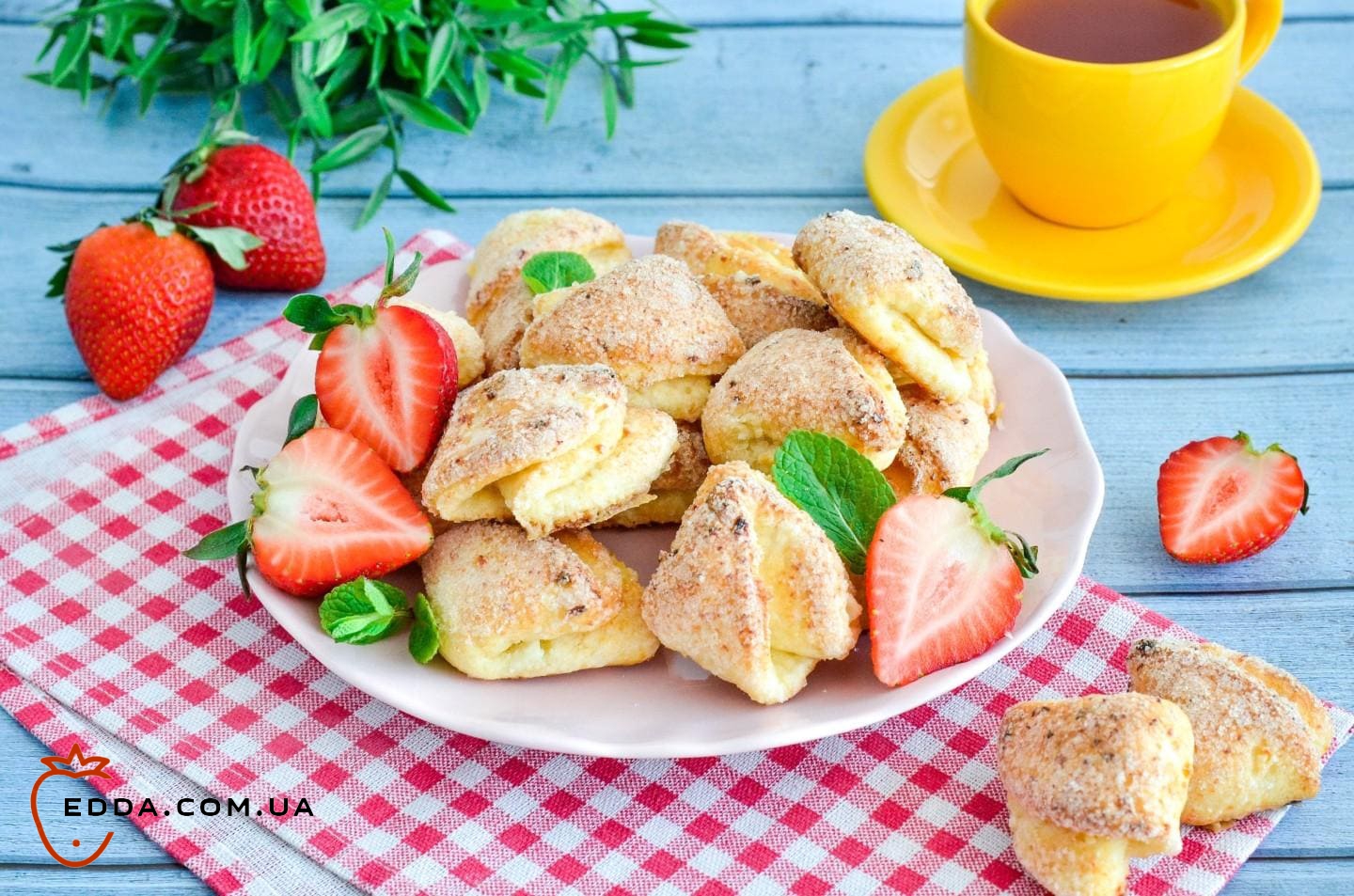 Просте творожне печиво