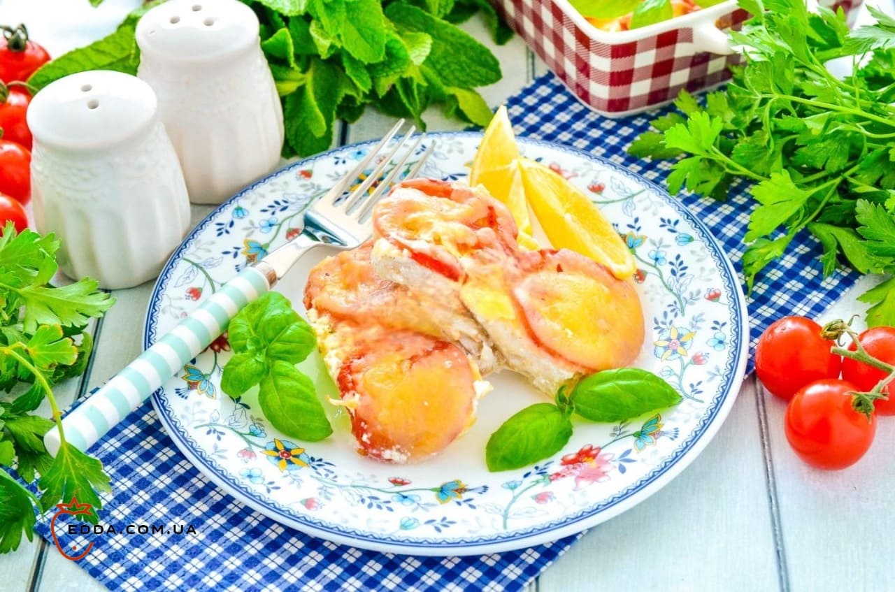 Філе минтая з сиром у духовці