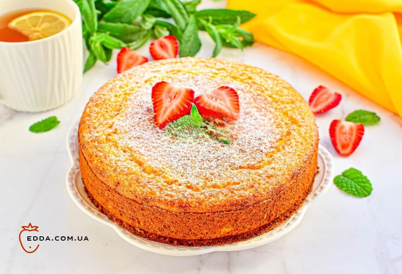 Манник з гарбузом на кефірі