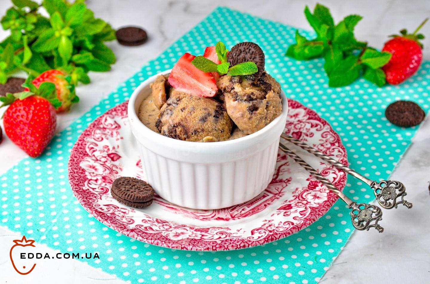 Морозиво з печивом