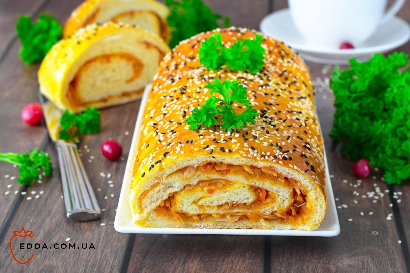 М'який рулет з капустою