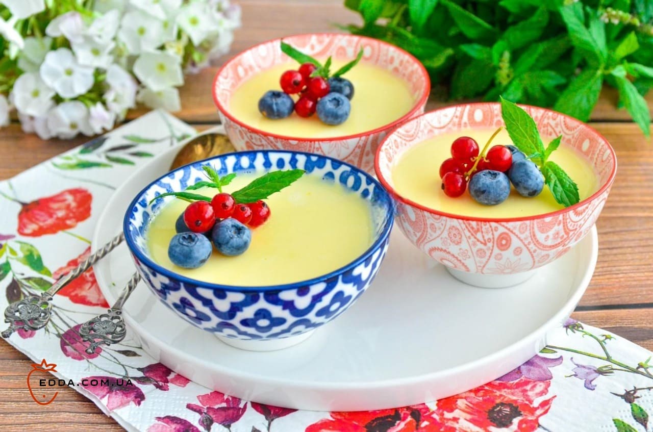 Десерт зі згущеного молока