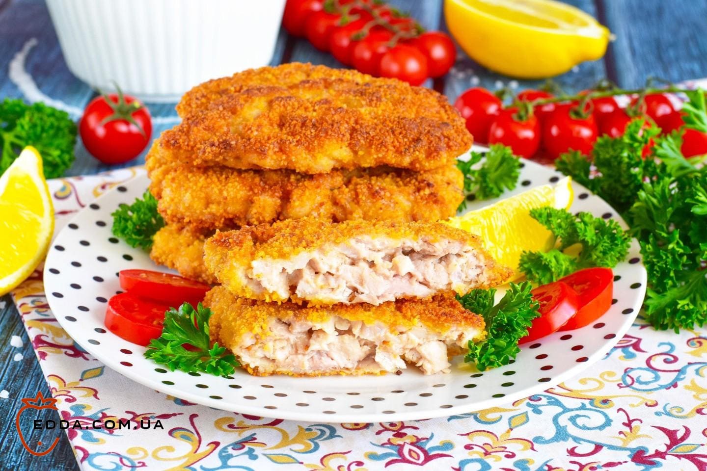 Шніцель рублений зі свинини
