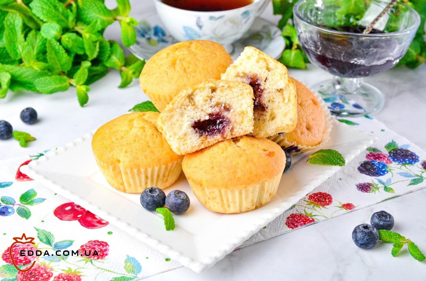 Мафіни з начинкою