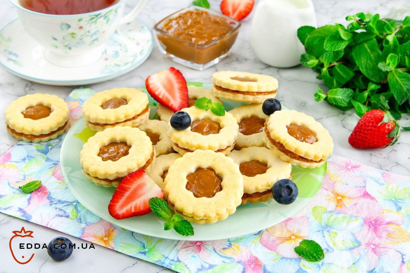 Печиво з вареним згущеним молоком