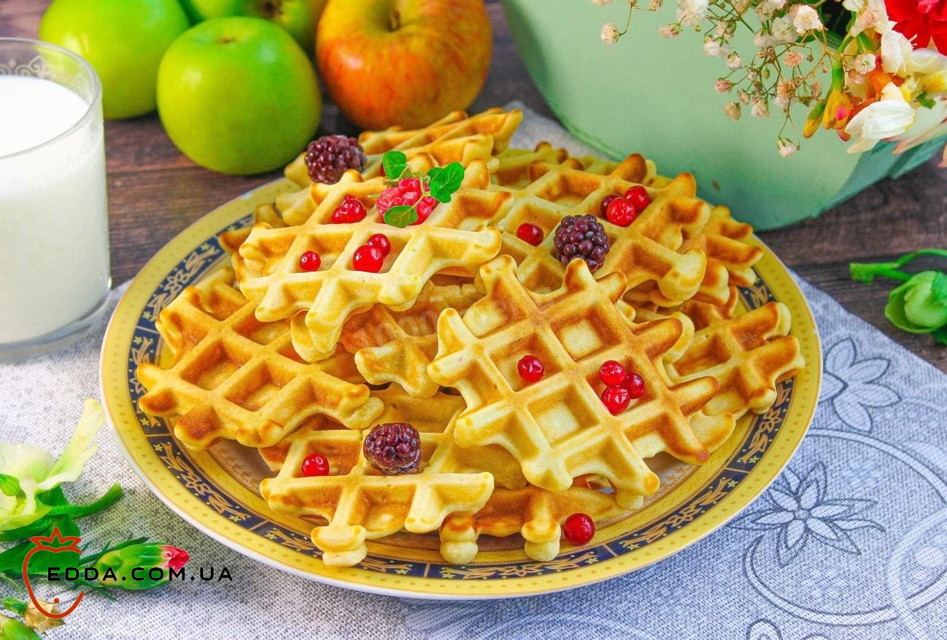 Віденські вафлі на електричному грилі