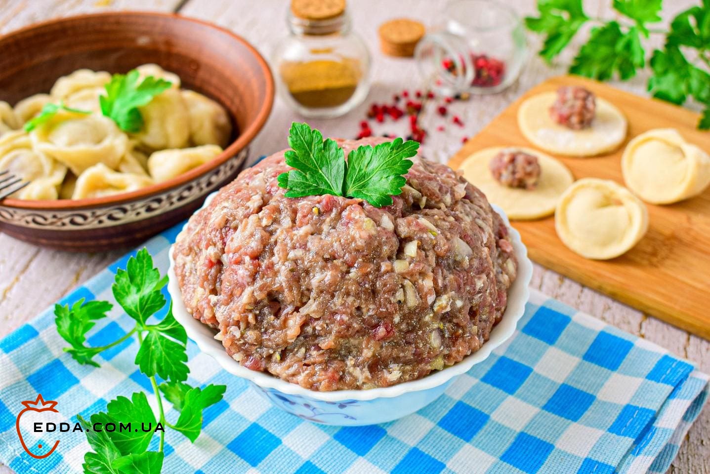 Фарш із яловичини для пельменів