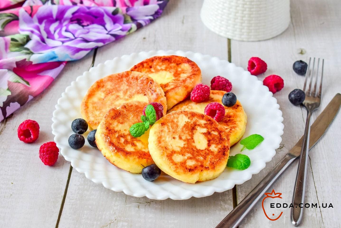 Сирники з творогу з рисовим борошном