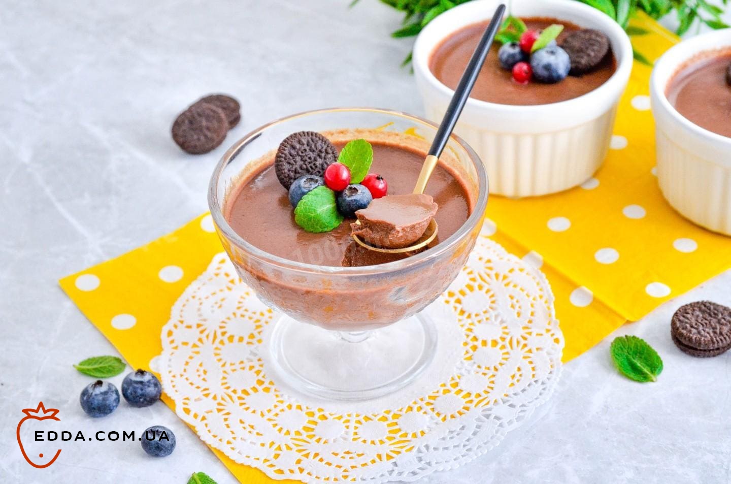 Желе з какао та желатином