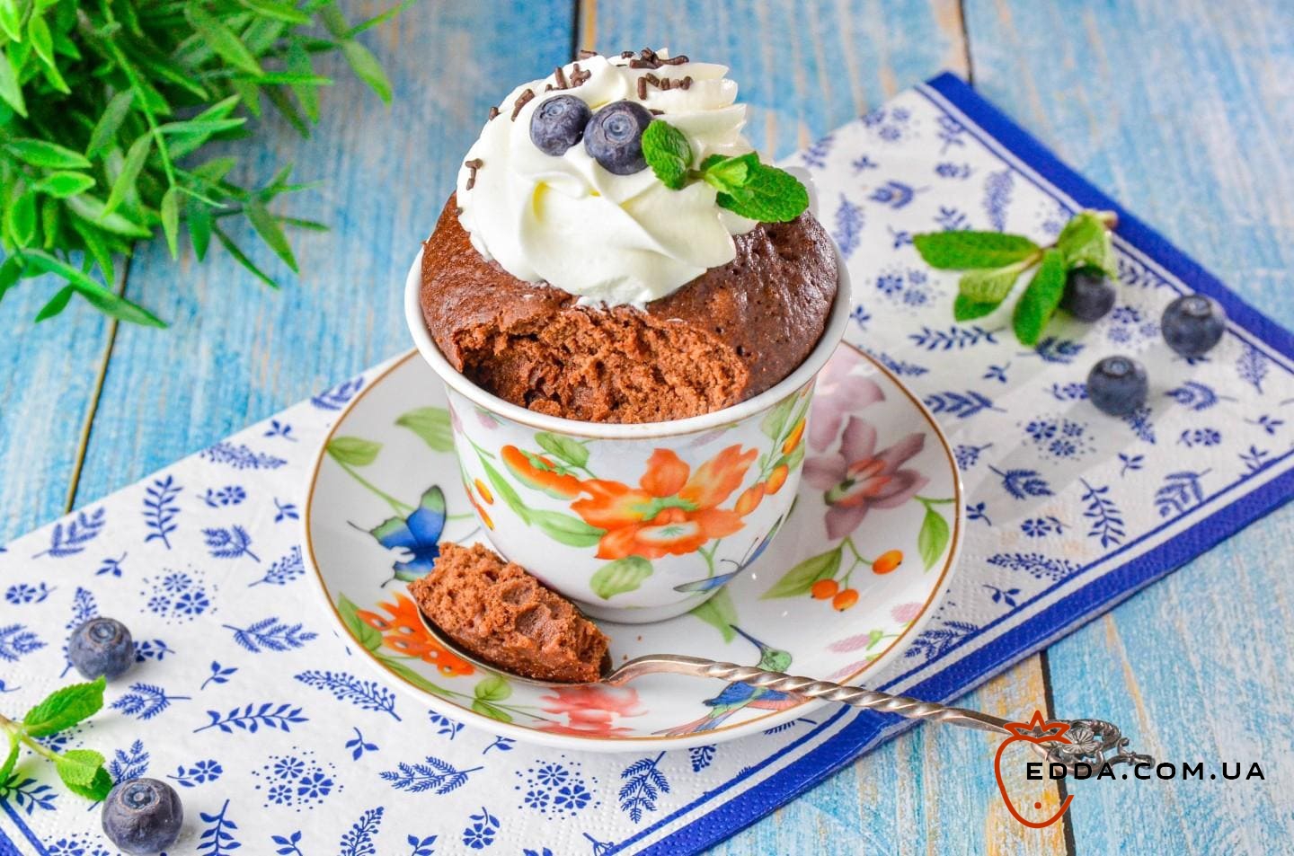 Кекс за 5 хвилин у мікрохвильовці