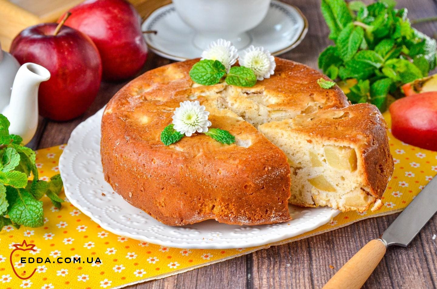 Шарлотка з рисового борошна