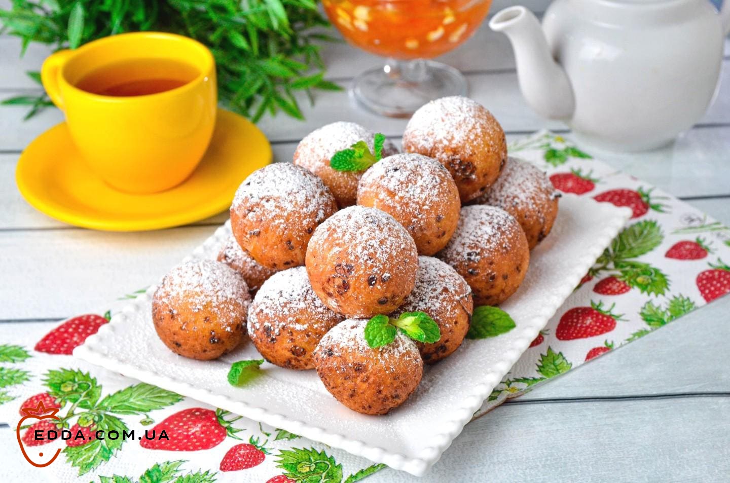 Творожні кульки у фритюрі