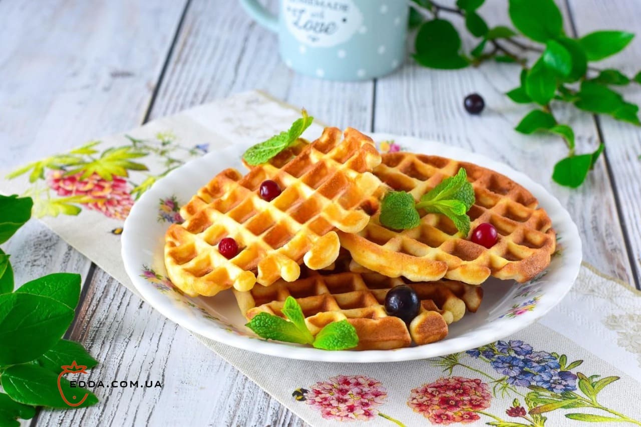 Вафлі молочні