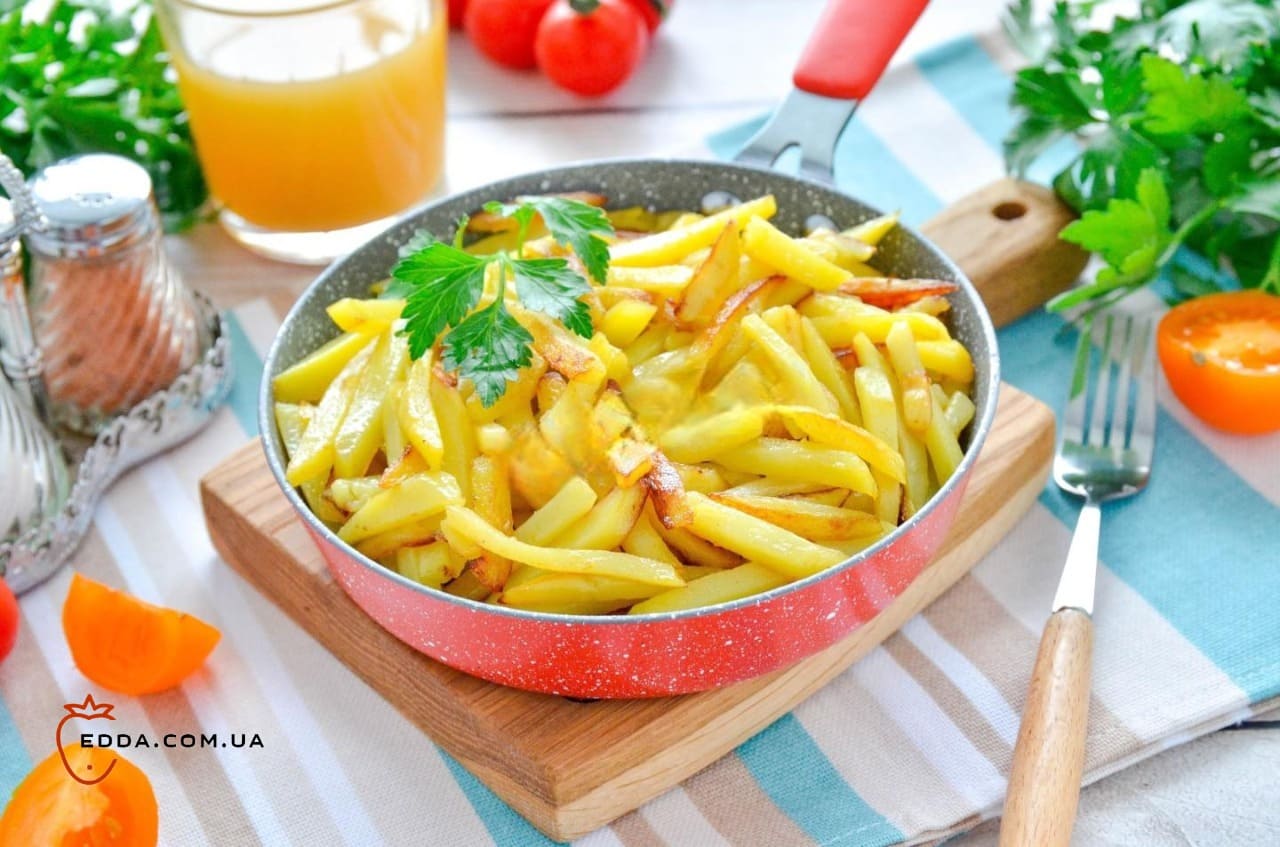 Картопля соломкою смажена