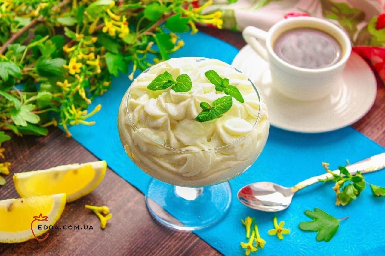 Творожний крем з желатином