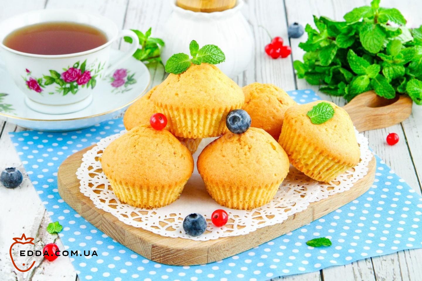 Класичні кекси в формочках