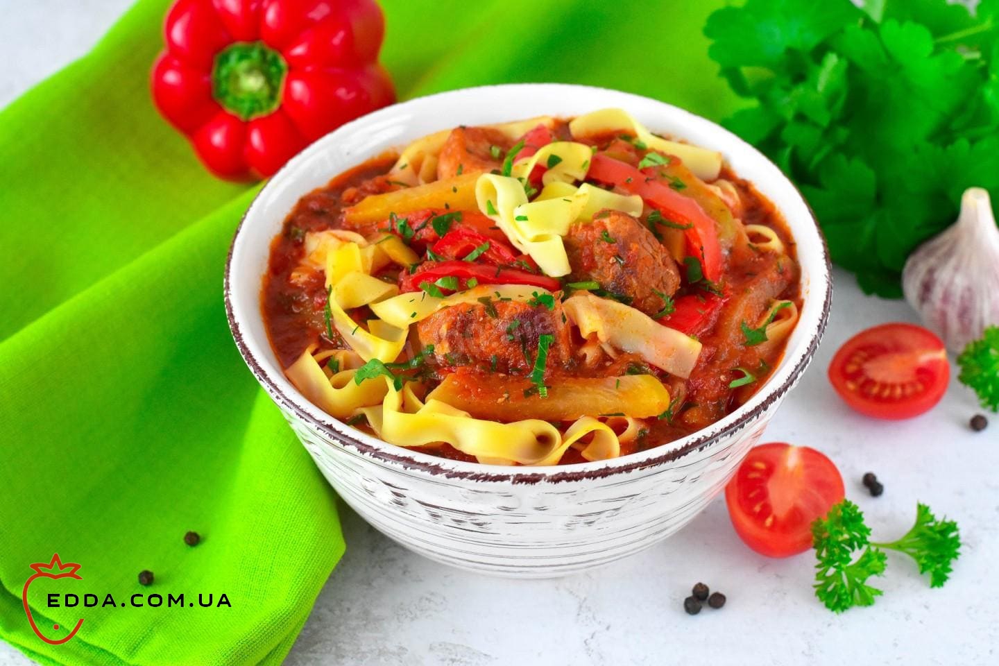 Лагман зі свинини класичний