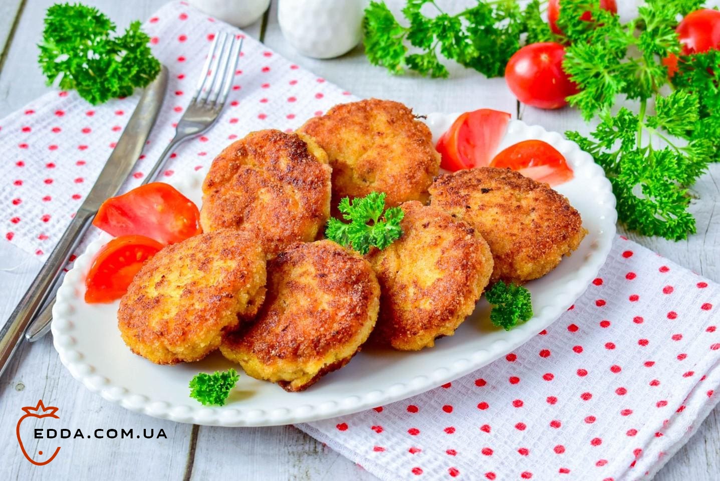 Рибні котлети з тріски на сковороді