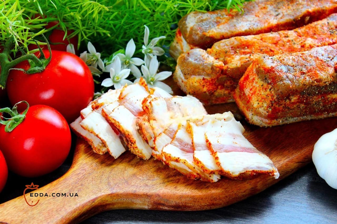 Сало в маринаді