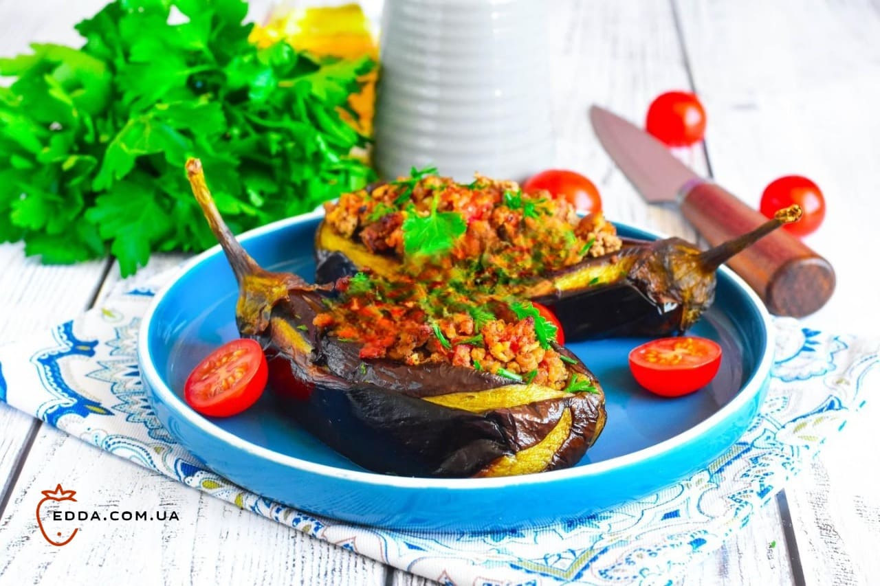 Баклажани по-турецьки з фаршем