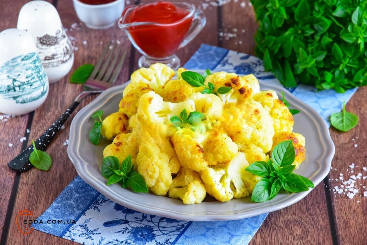 Цвітна капуста на сковороді