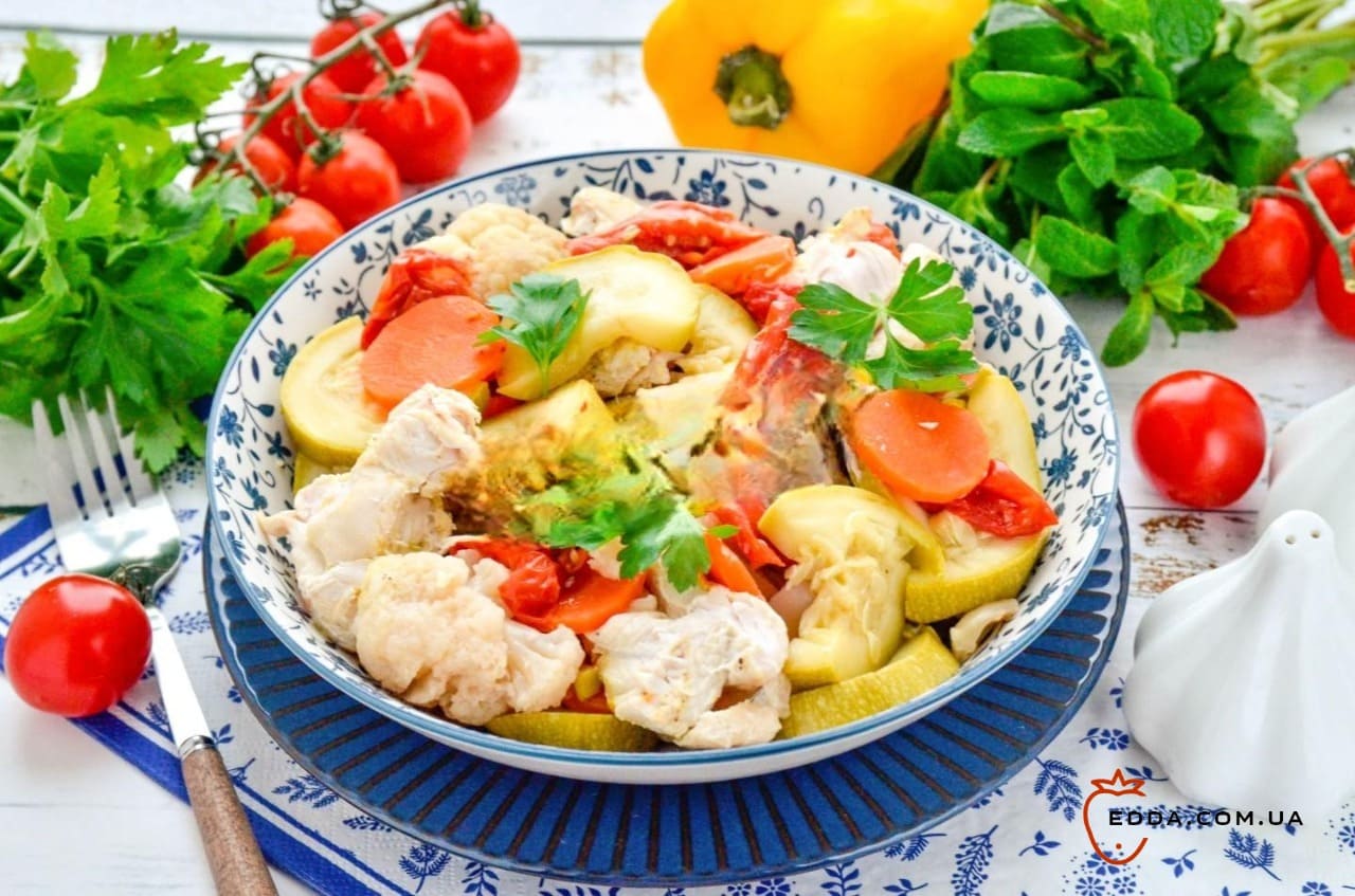 Індичка на пару в мультиварці