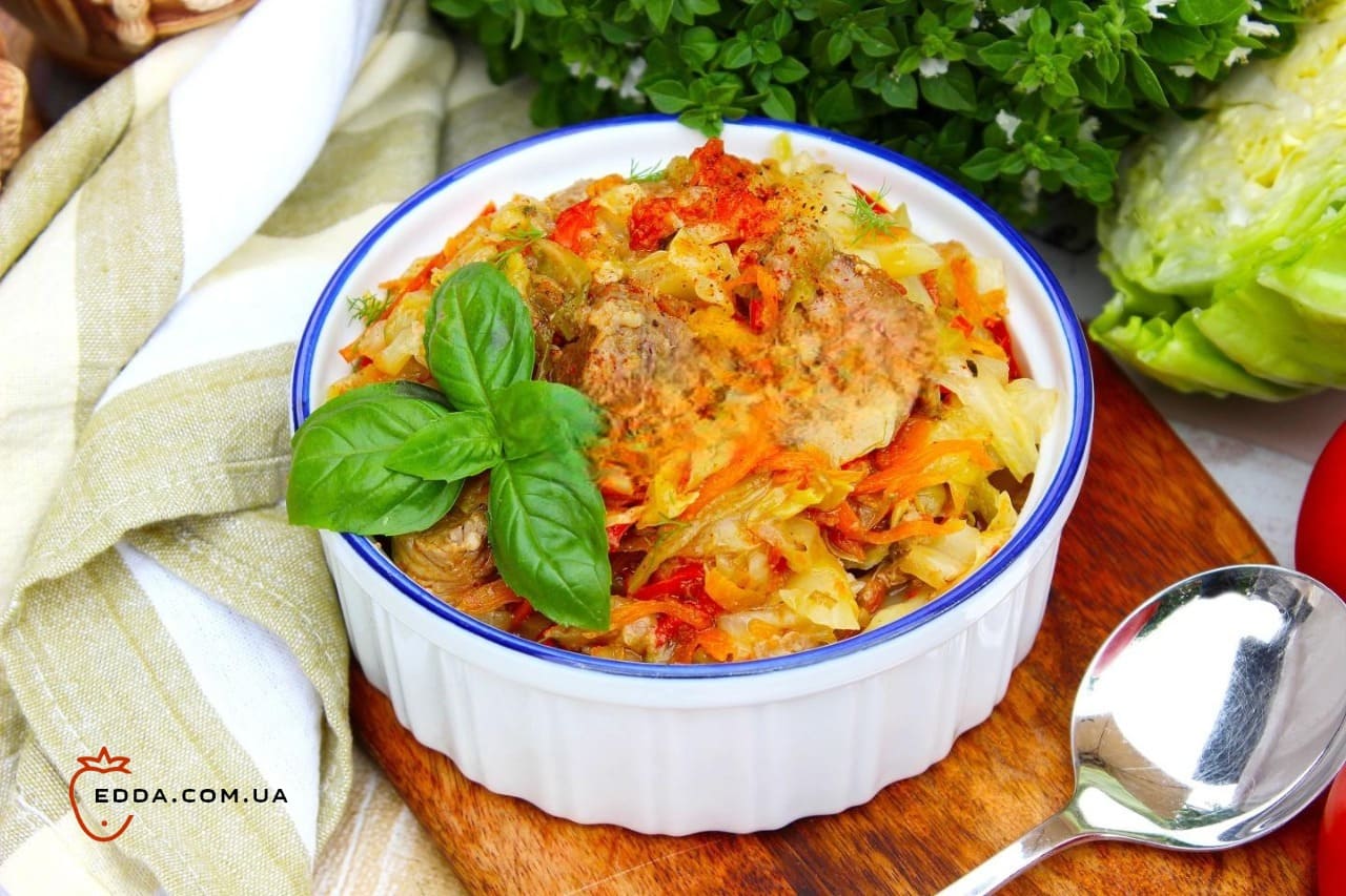 Індичка з капустою в мультиварці