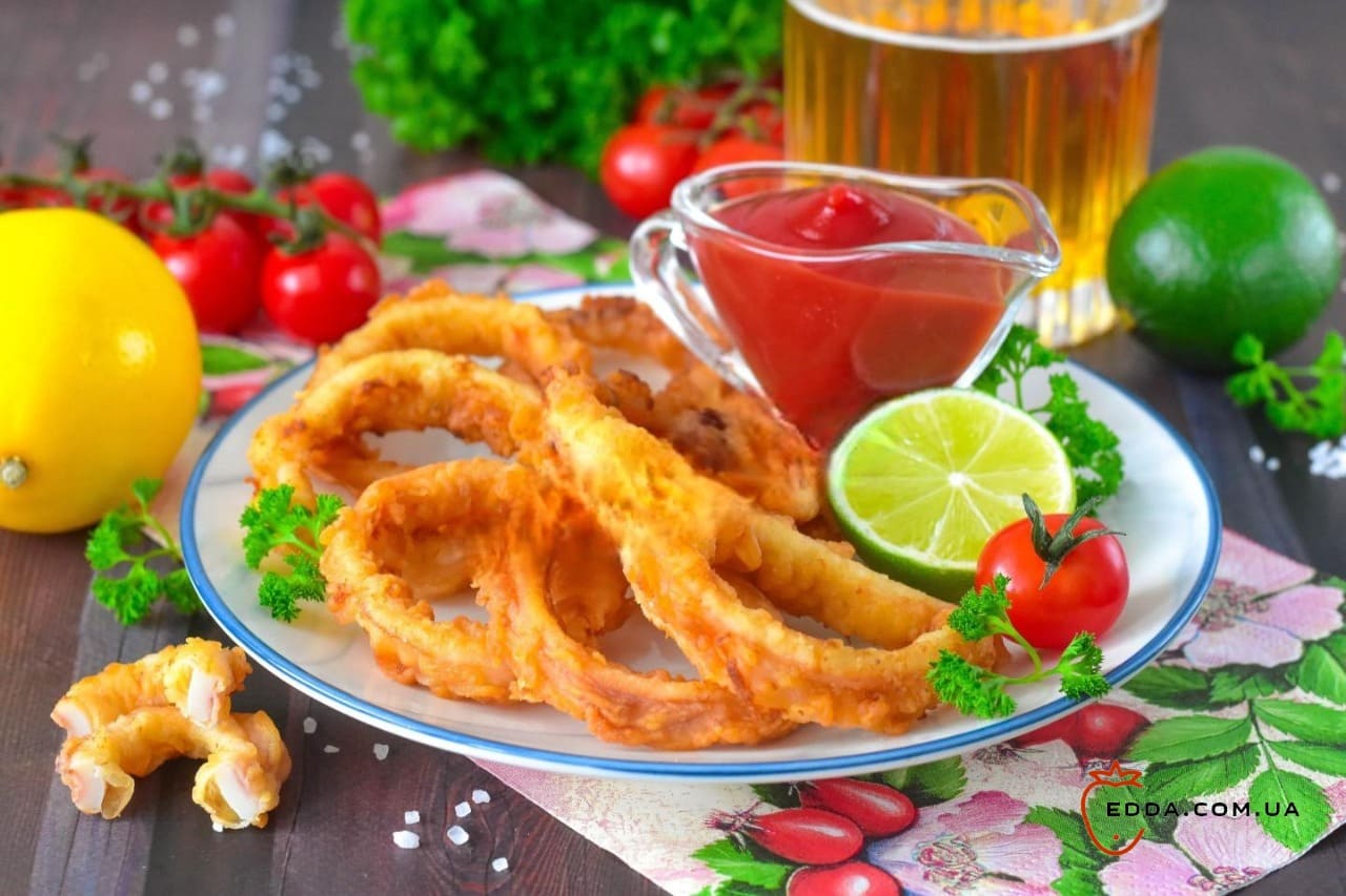 Кальмари до пива в домашніх умовах