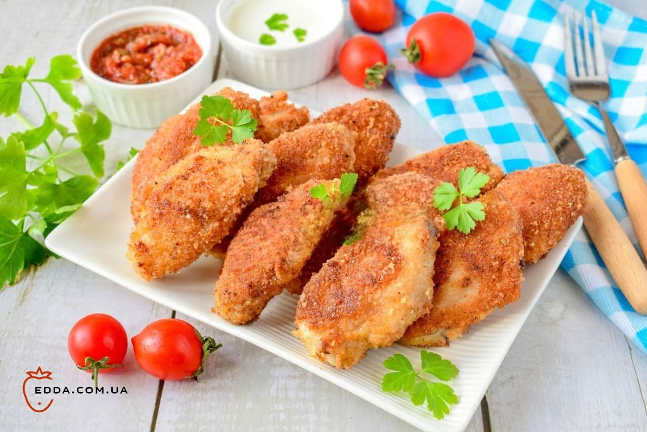 Курячі крильця в хрусткому паніруванні