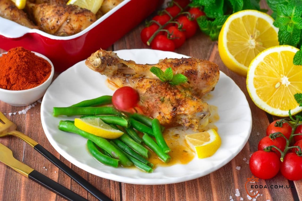 Курячі ніжки запечені в духовці