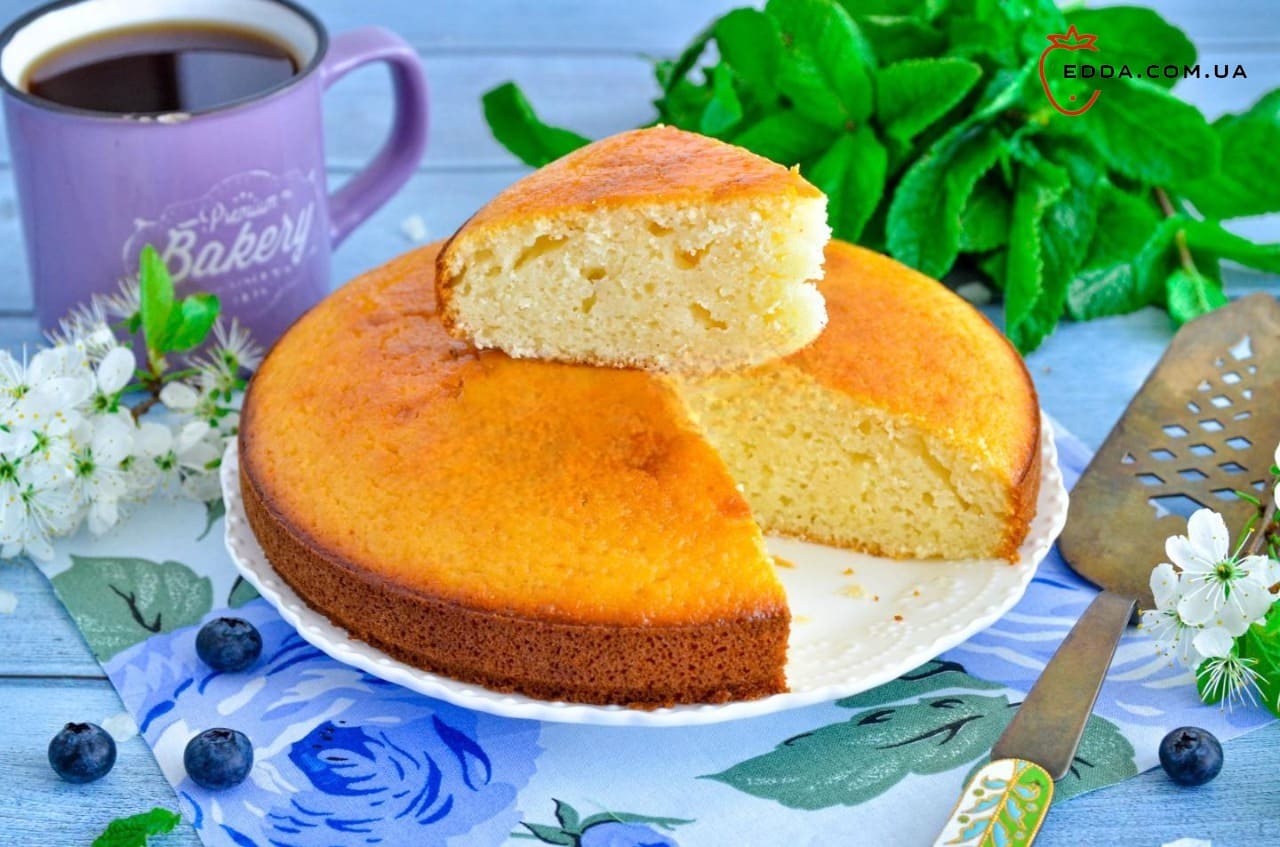 Манник на кефірі в духовці