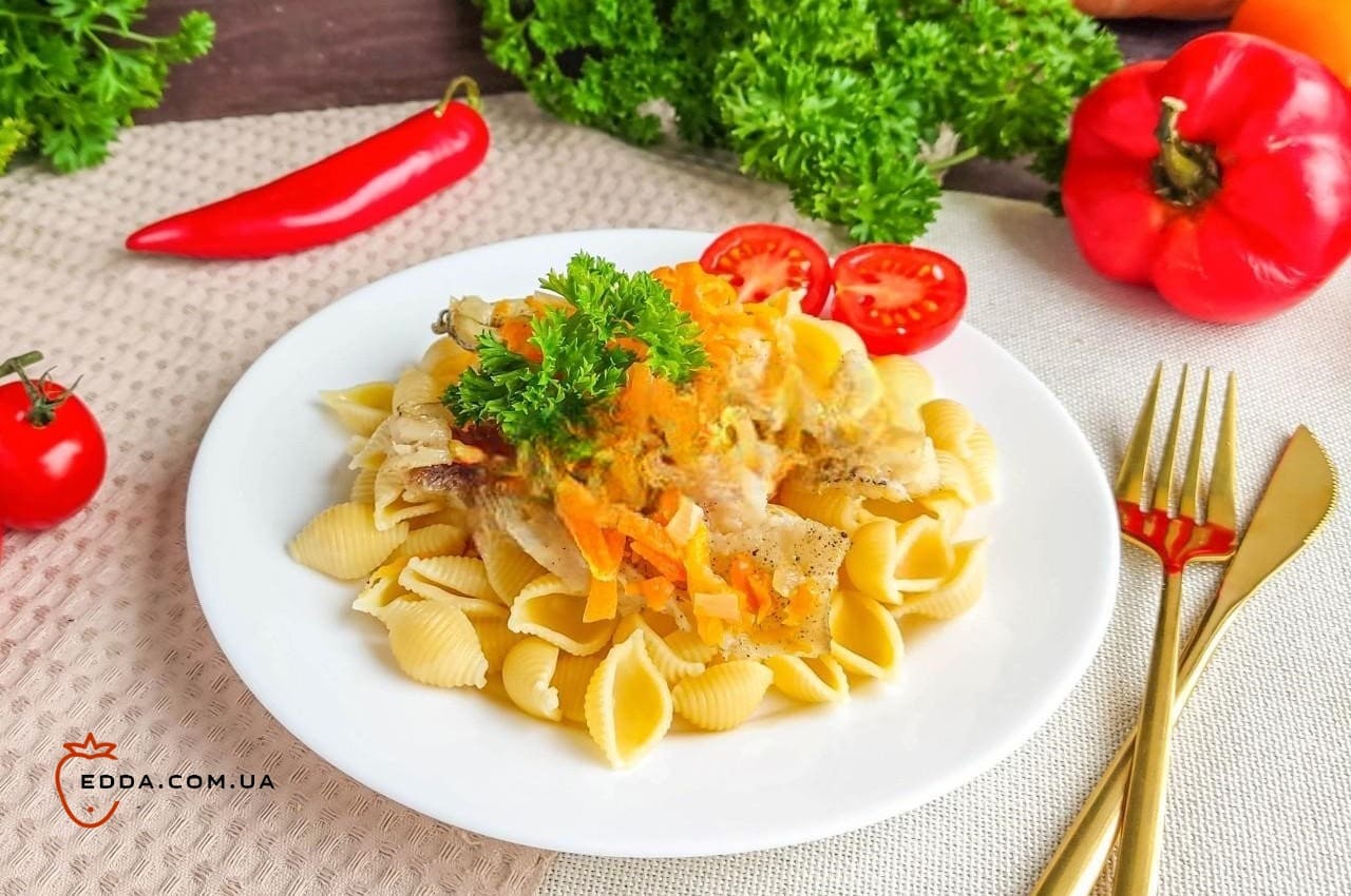 Минтай з гарніром