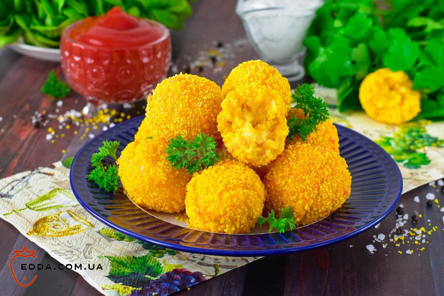 Сирні кульки у фритюрі