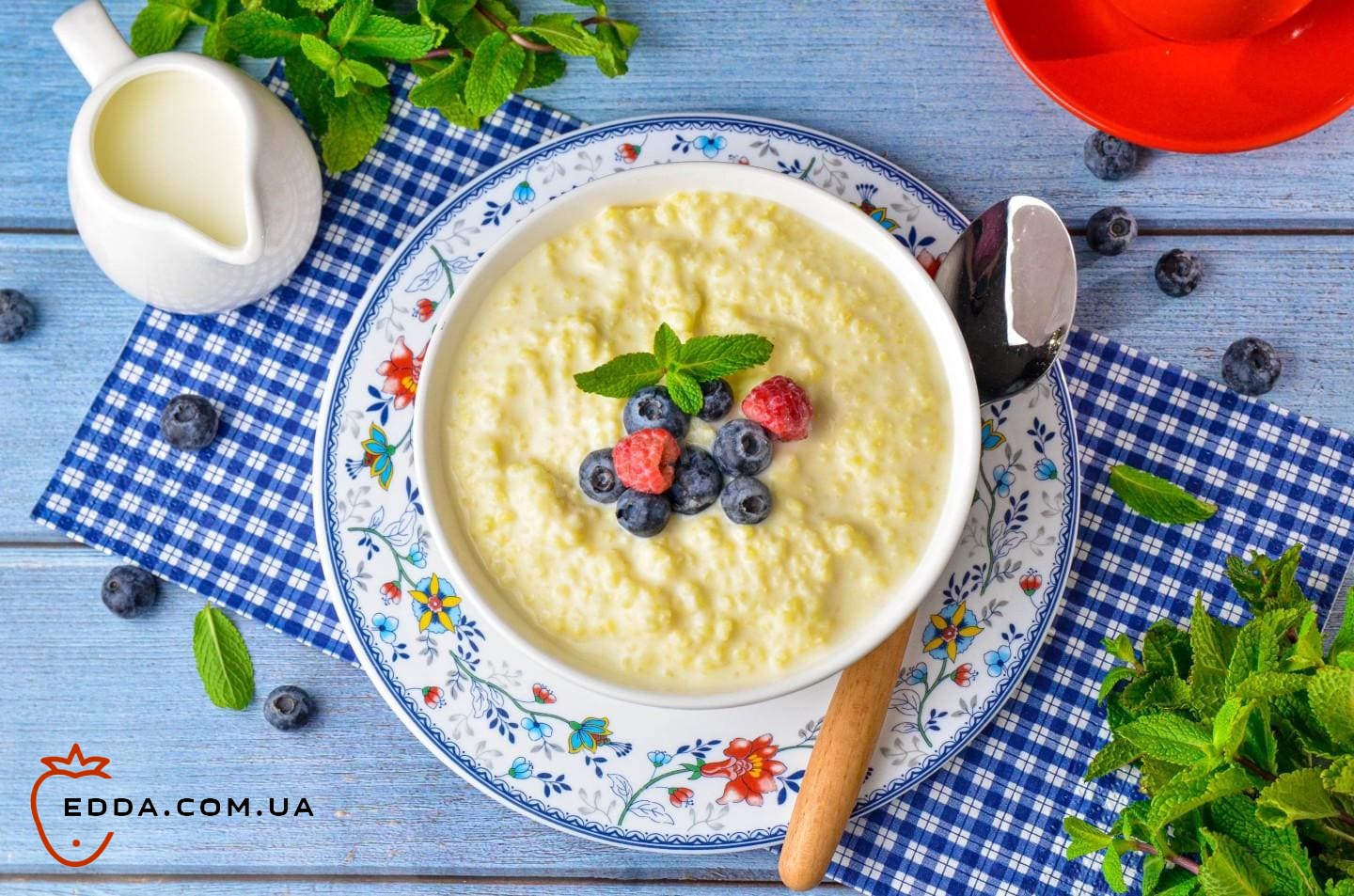 Пшоняна каша на молоці та воді