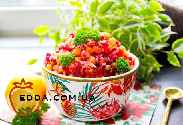 Вітамінний вінегрет без огірків