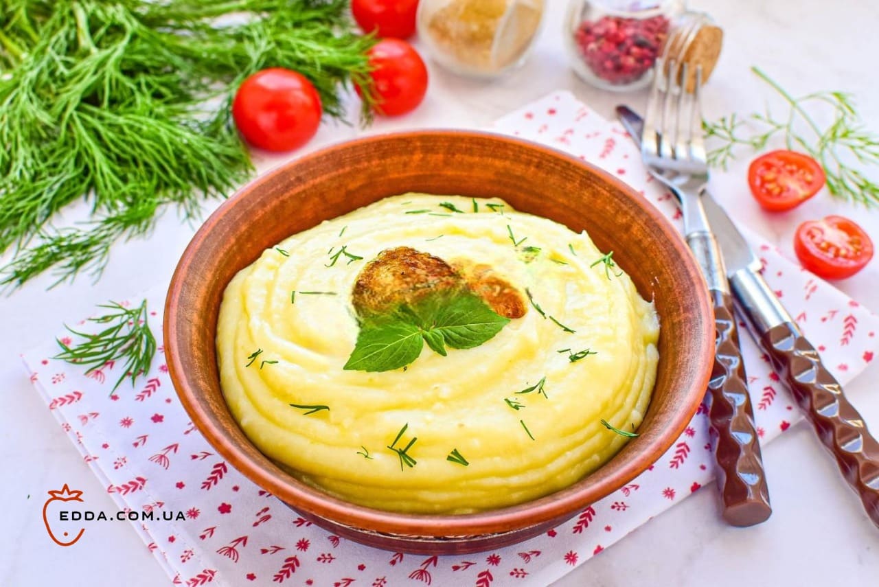 Пюре з картоплі та кабачків