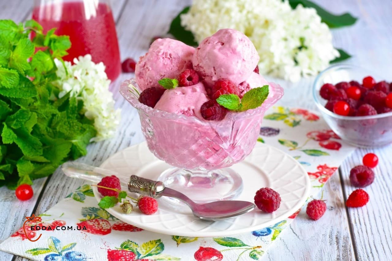Ягідне домашнє морозиво