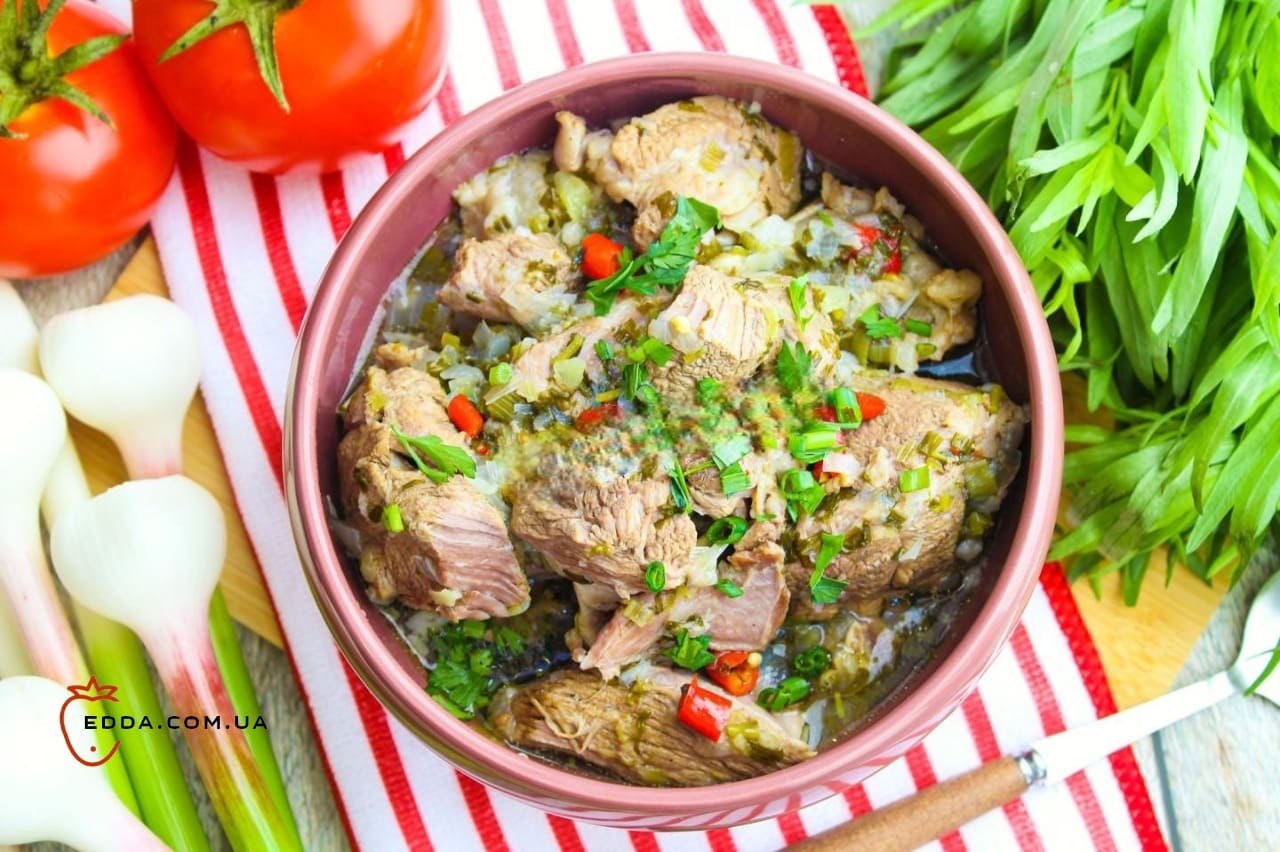 Чакапулі по-грузинськи з баранини