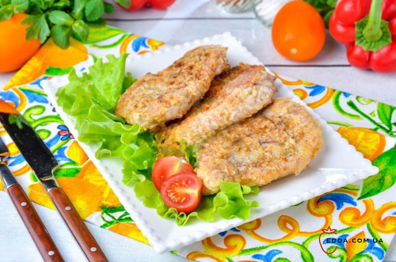 Відбивні з яйцем