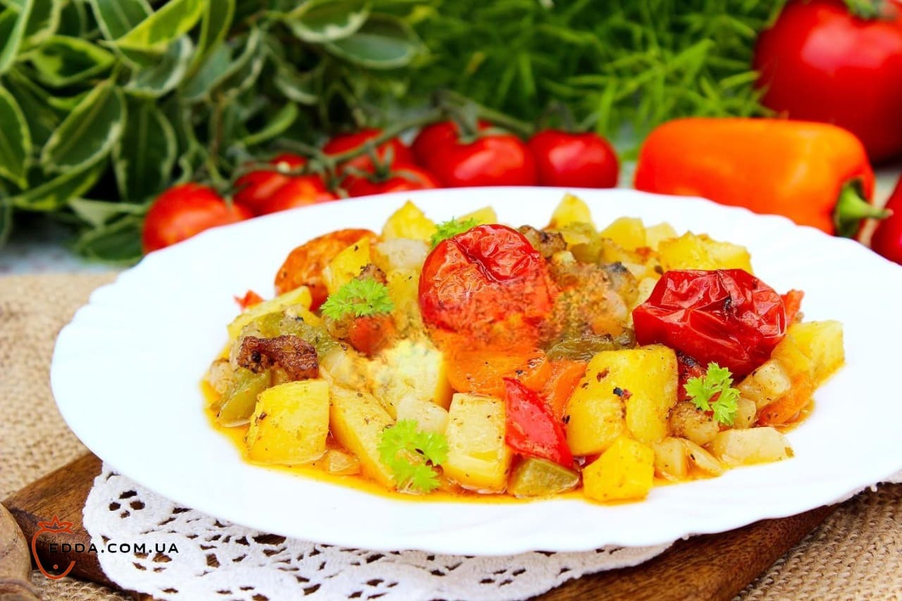 Овочі в тандирі