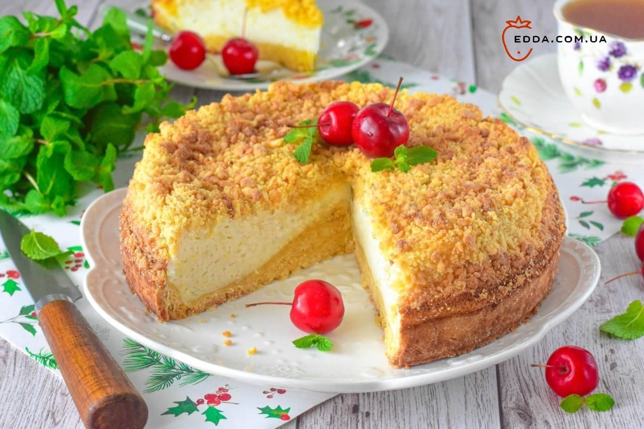 Пиріг з кремом суфле