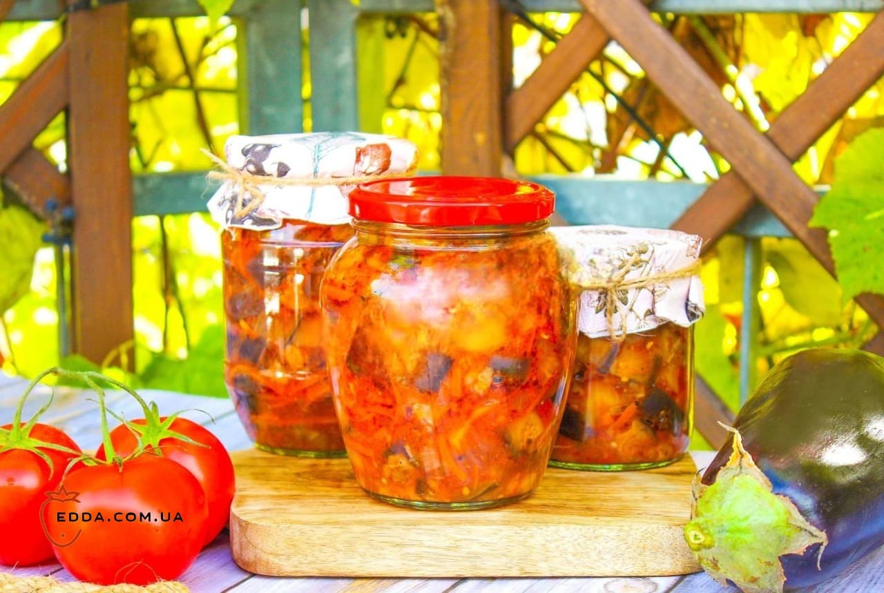 Проста баклажанова ікра на зиму