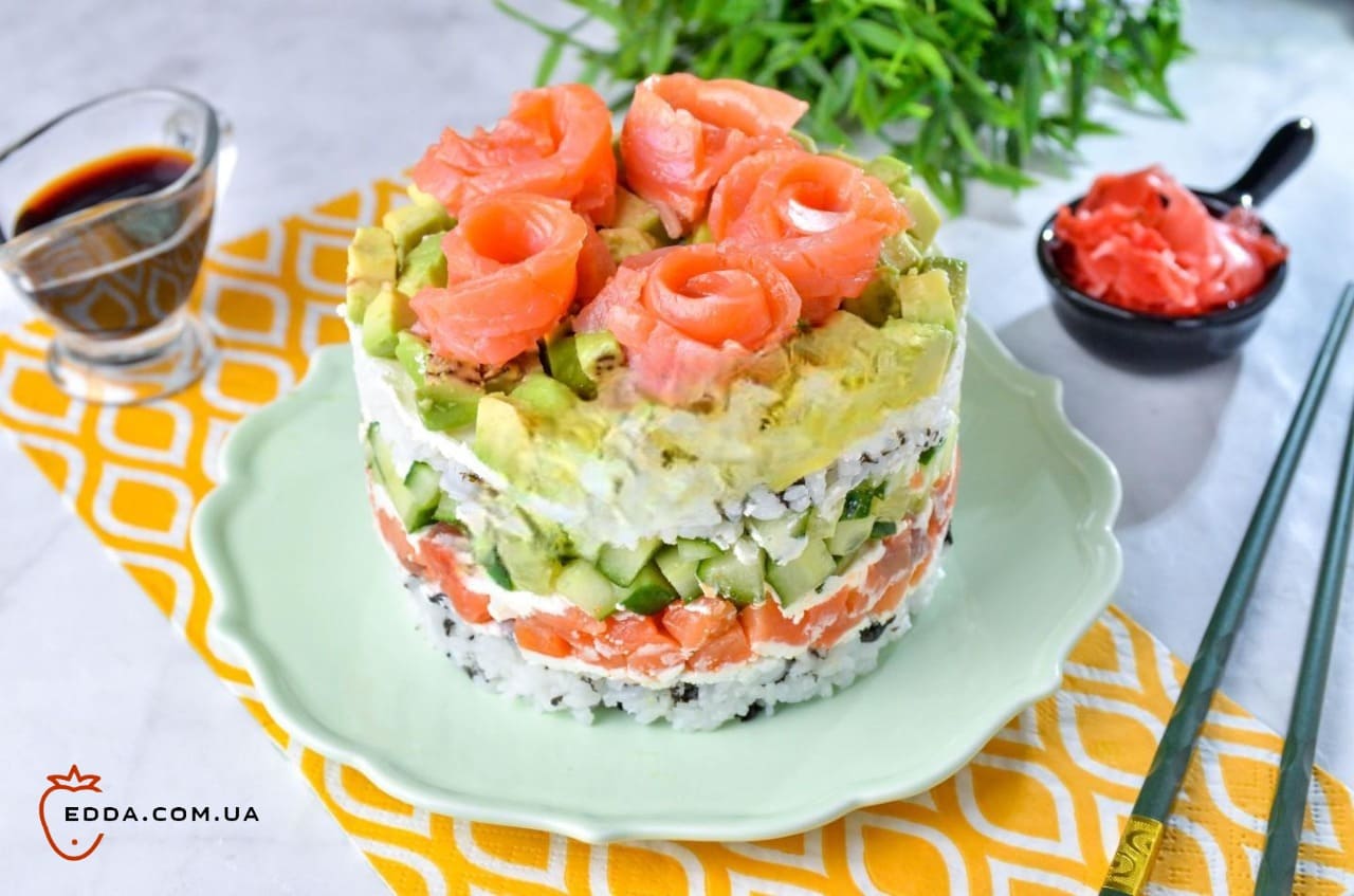 Салат Філадельфія класичний