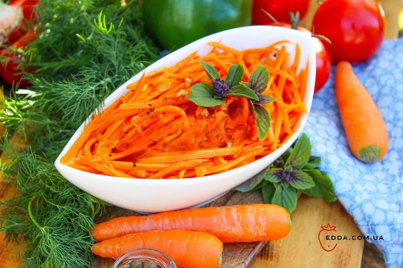 Салат морква з оцтом