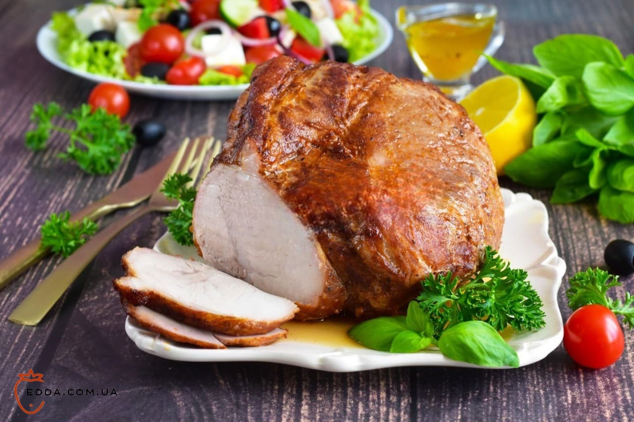 Свиняча шия запечена в духовці