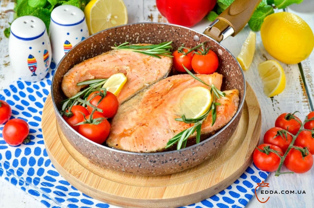 Стейк кети на сковороді