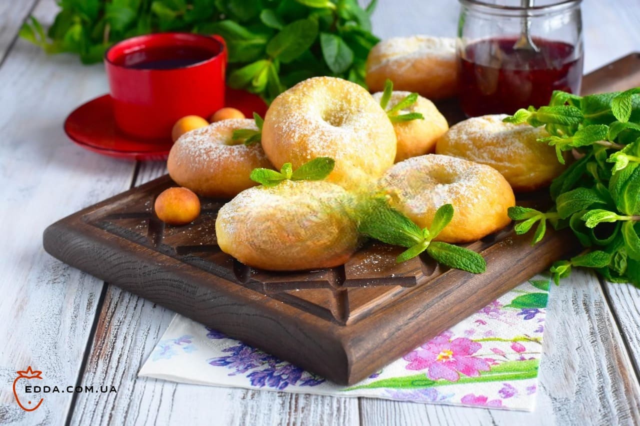 Творожні пончики в духовці