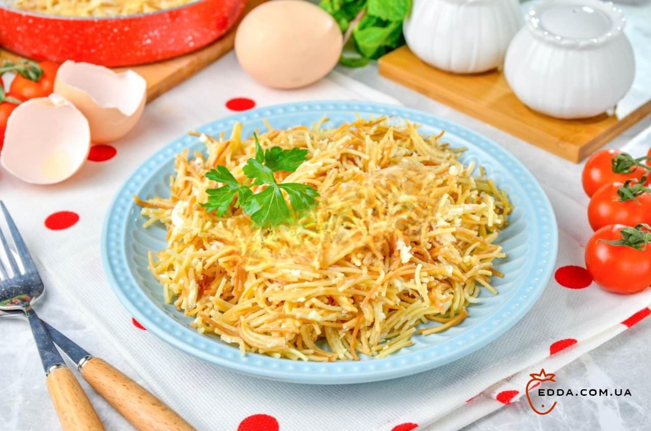 Вермішель з яйцем